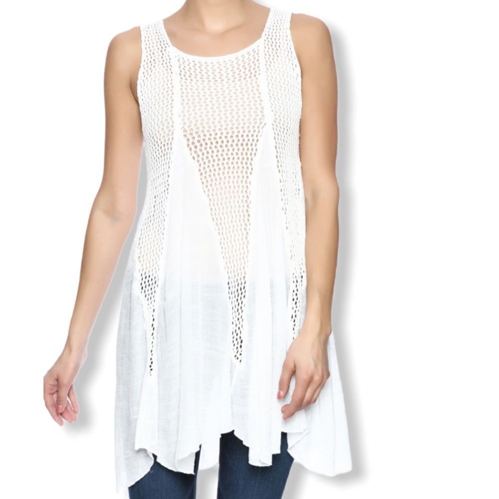BOHO Crochet Tunic Tank - Picture 10 of 10